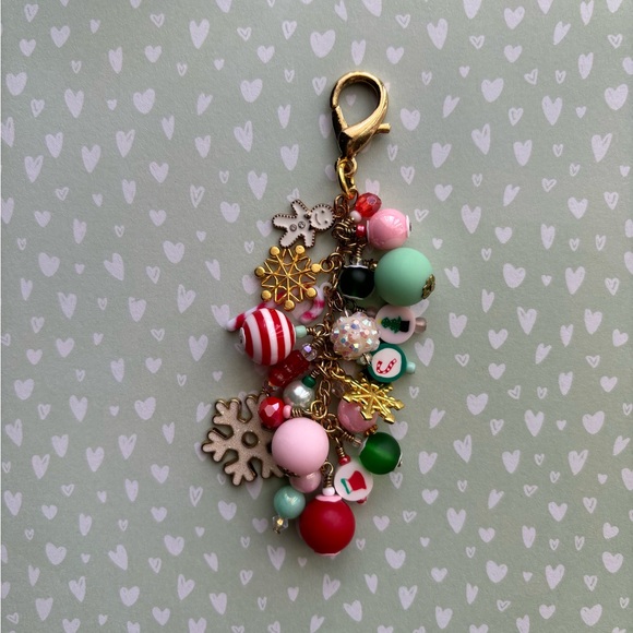 Accessories - Handmade beaded keychain charm